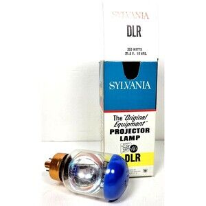 Sylvania DLR projector lamp bulb blue top DLR 250 Watts 21.5 V.  10 Hours